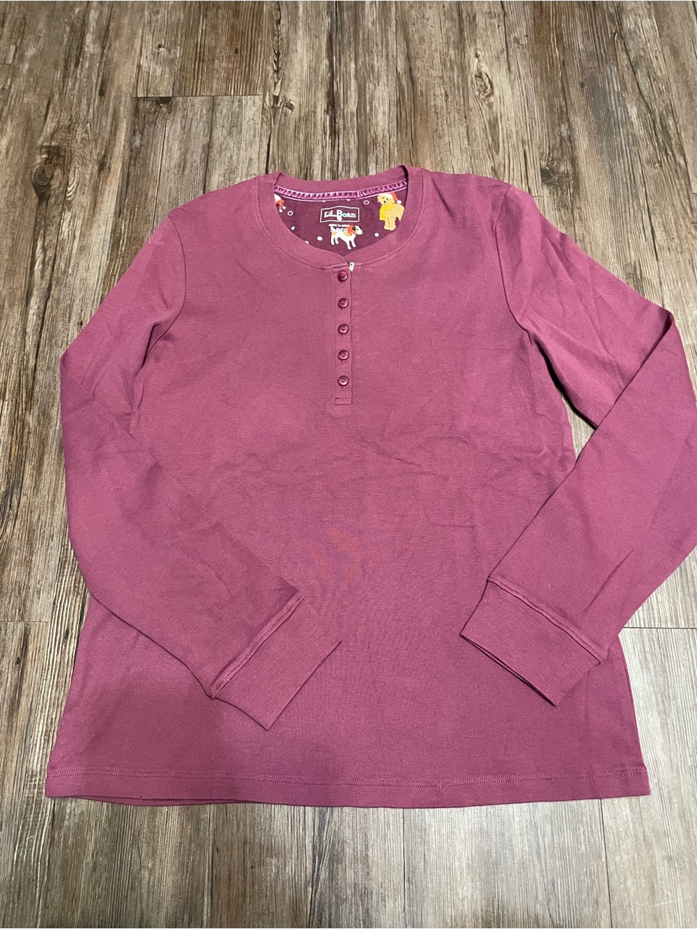L.L. Bean women’s ' Long-Sleeve Henley Top